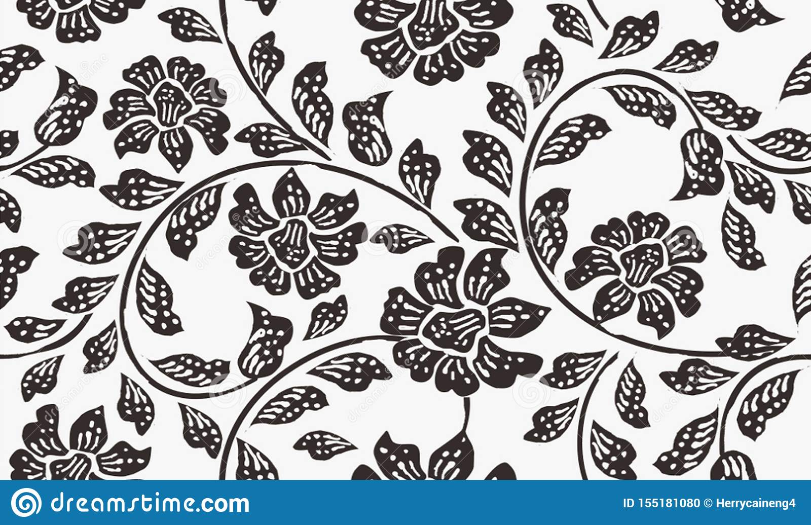 Detail Gambar Batik Motif Bunga Simple Nomer 56