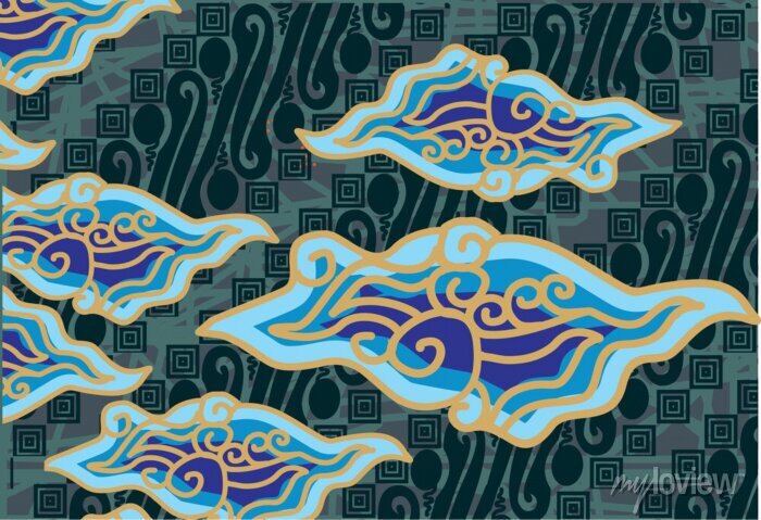 Detail Gambar Batik Motif Mega Mendung Nomer 40