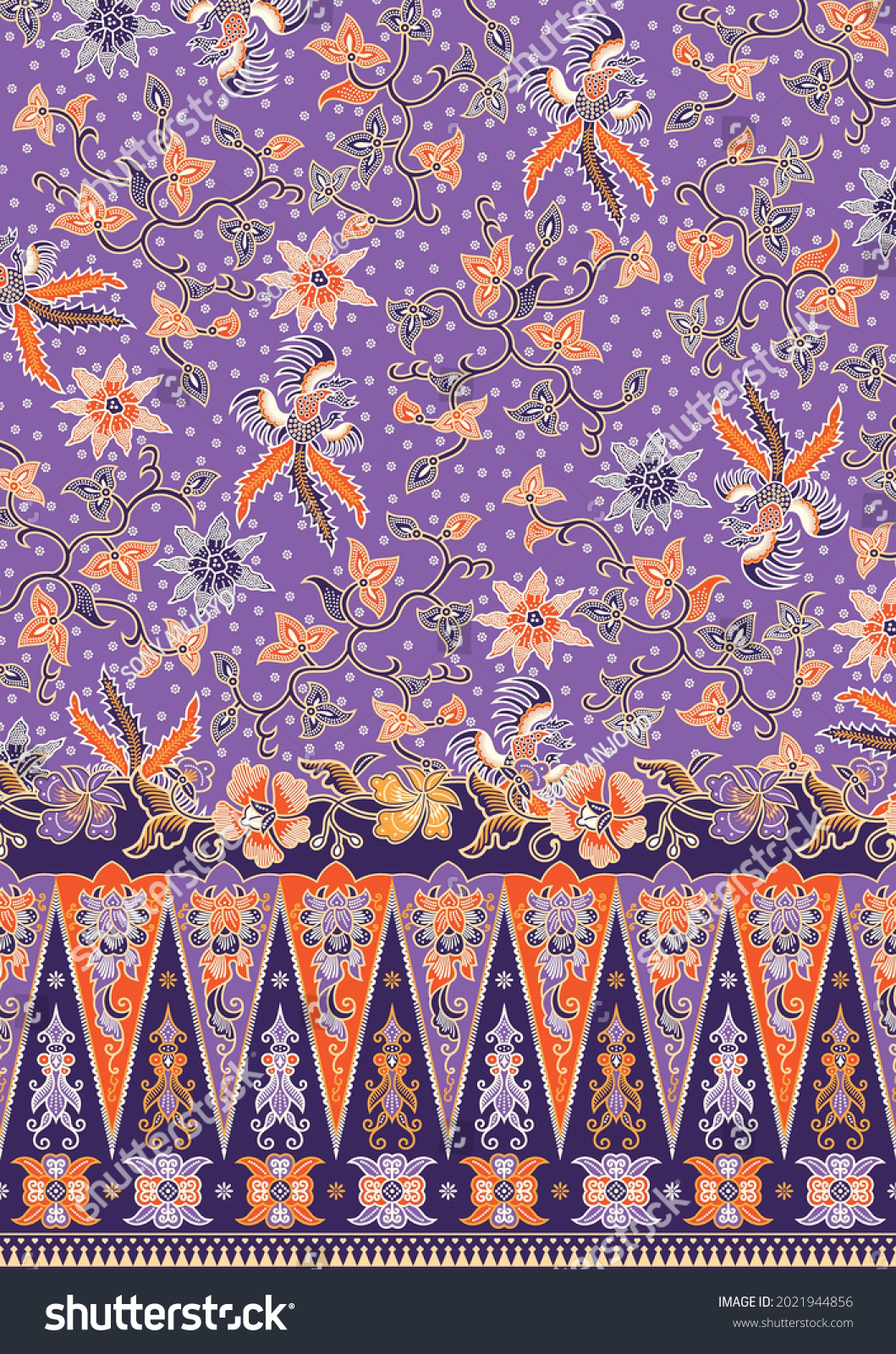 Detail Gambar Batik Segitiga Vector Nomer 35