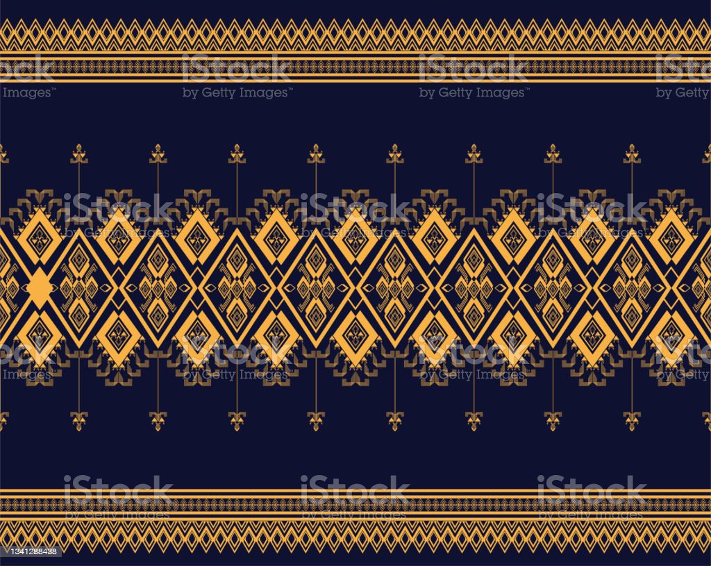 Detail Gambar Batik Segitiga Vector Biiru Nomer 9