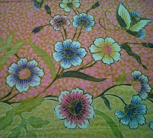 Detail Gambar Batik Tema Bunga Nomer 47