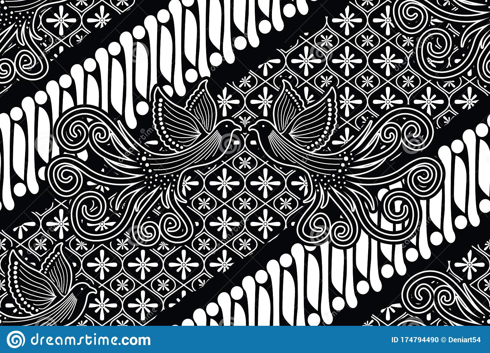 Detail Gambar Batik Vector Nomer 8