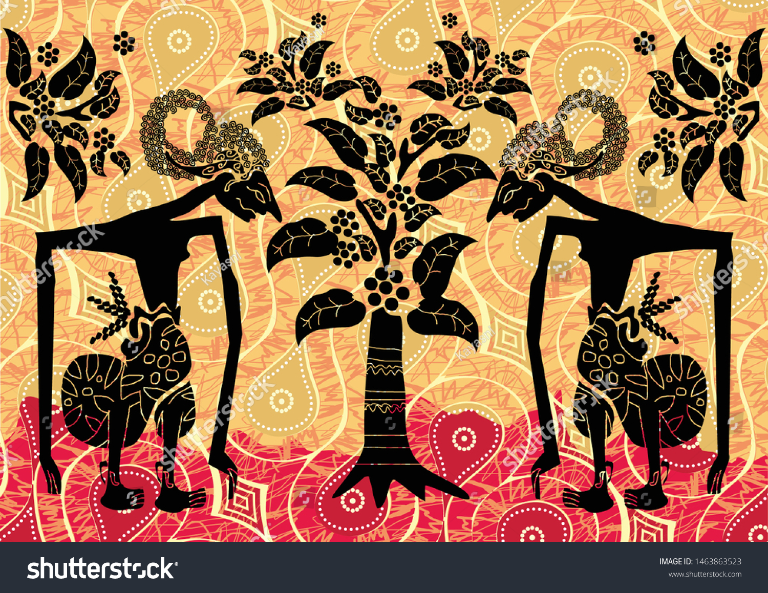 Detail Gambar Batik Wayang Nomer 6