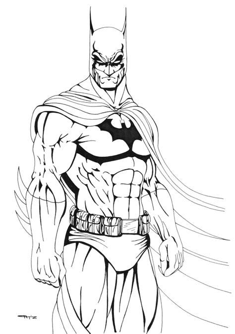 Detail Gambar Batman Mewarnai Nomer 14
