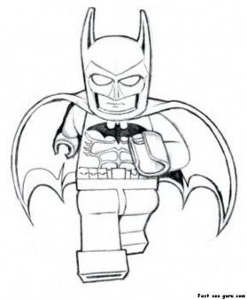 Detail Gambar Batman Mewarnai Nomer 17