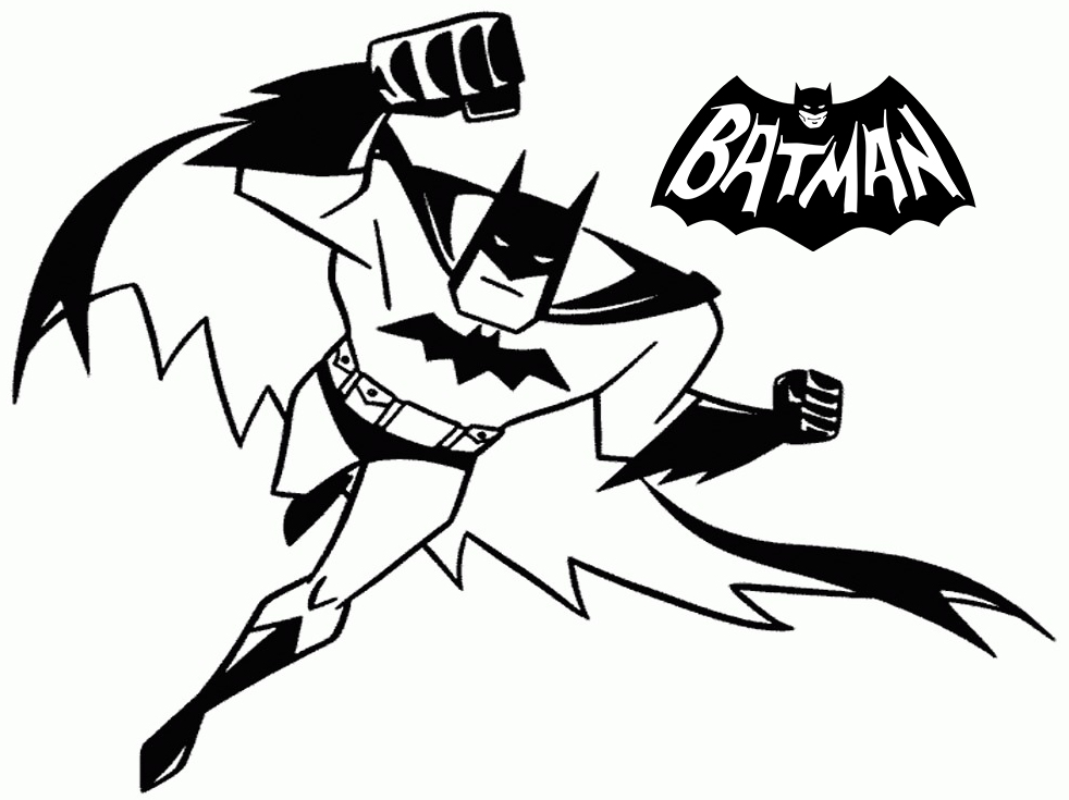 Detail Gambar Batman Mewarnai Nomer 24