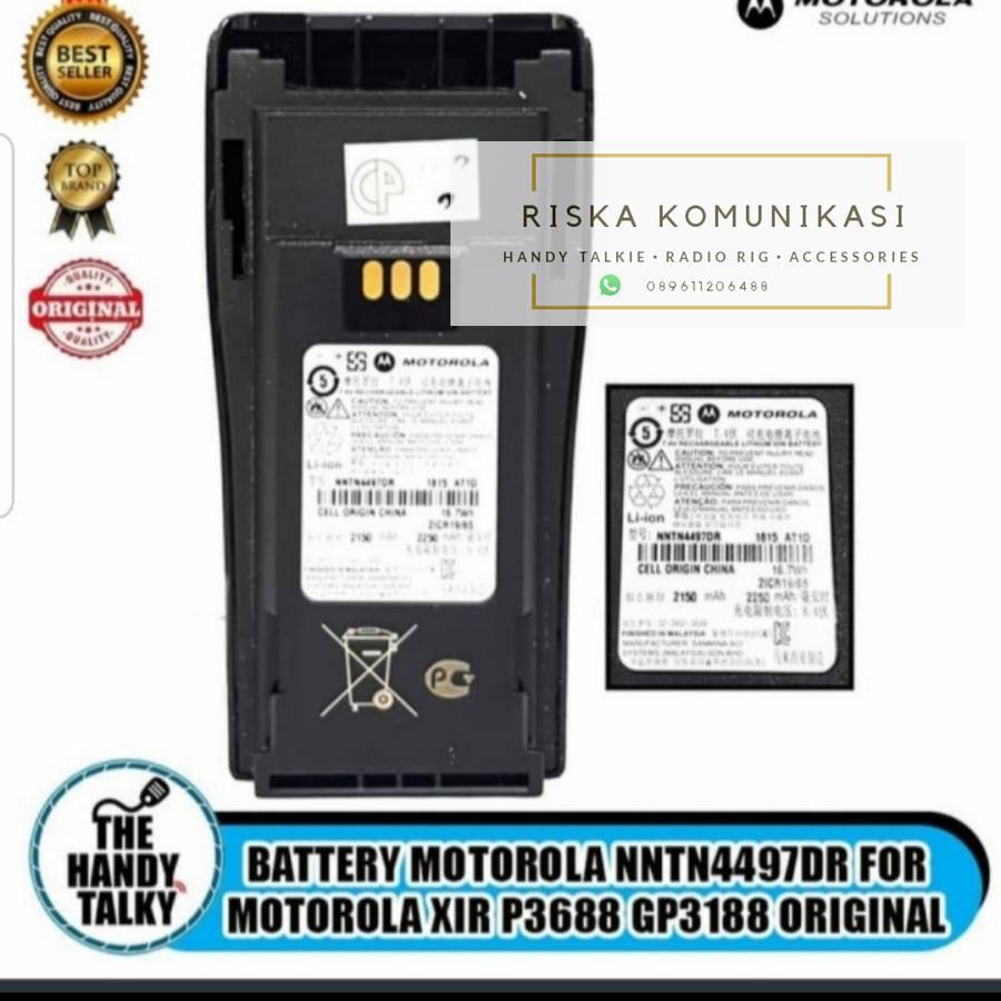 Gambar Battery Radio Ht Motorola Xrip 3688 - KibrisPDR