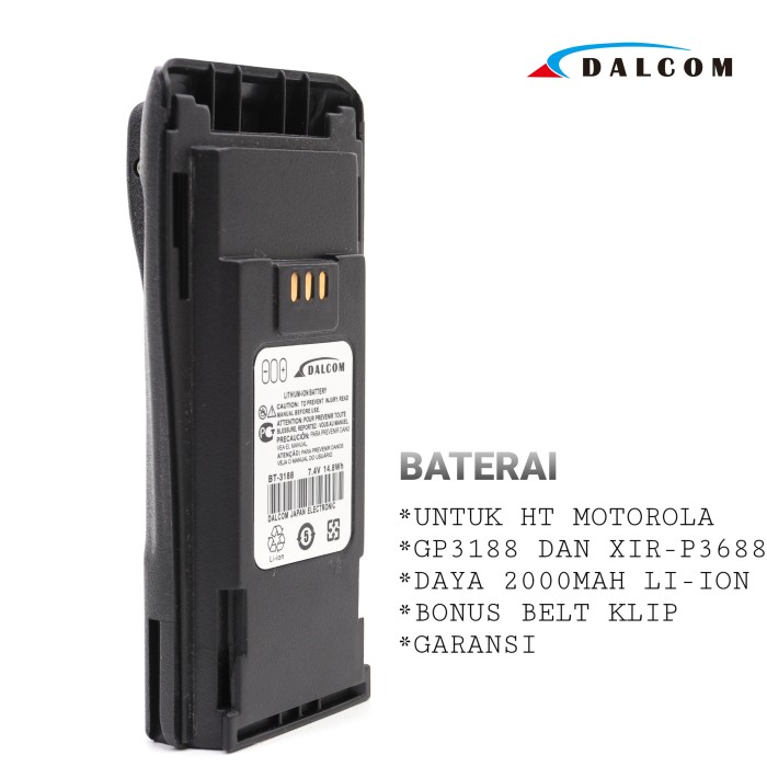 Detail Gambar Battery Radio Ht Motorola Xrip 3688 Nomer 12