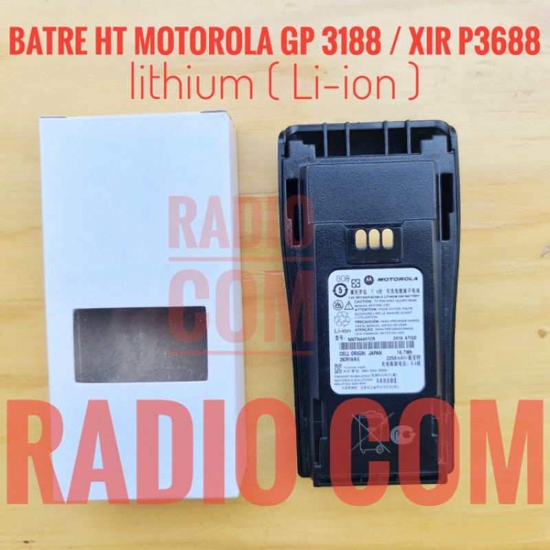 Detail Gambar Battery Radio Ht Motorola Xrip 3688 Nomer 29