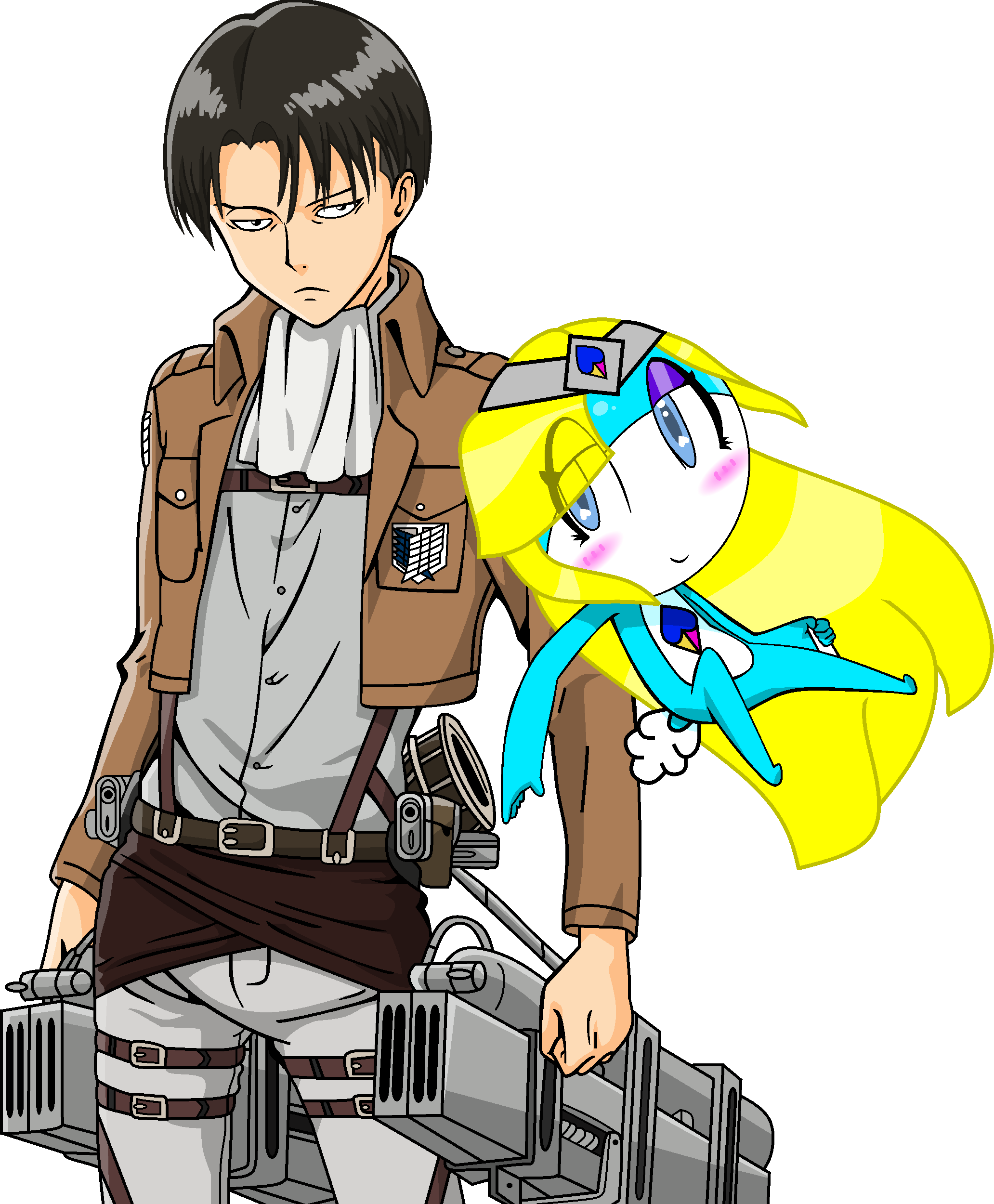 Detail Levi Ackerman Render Nomer 10