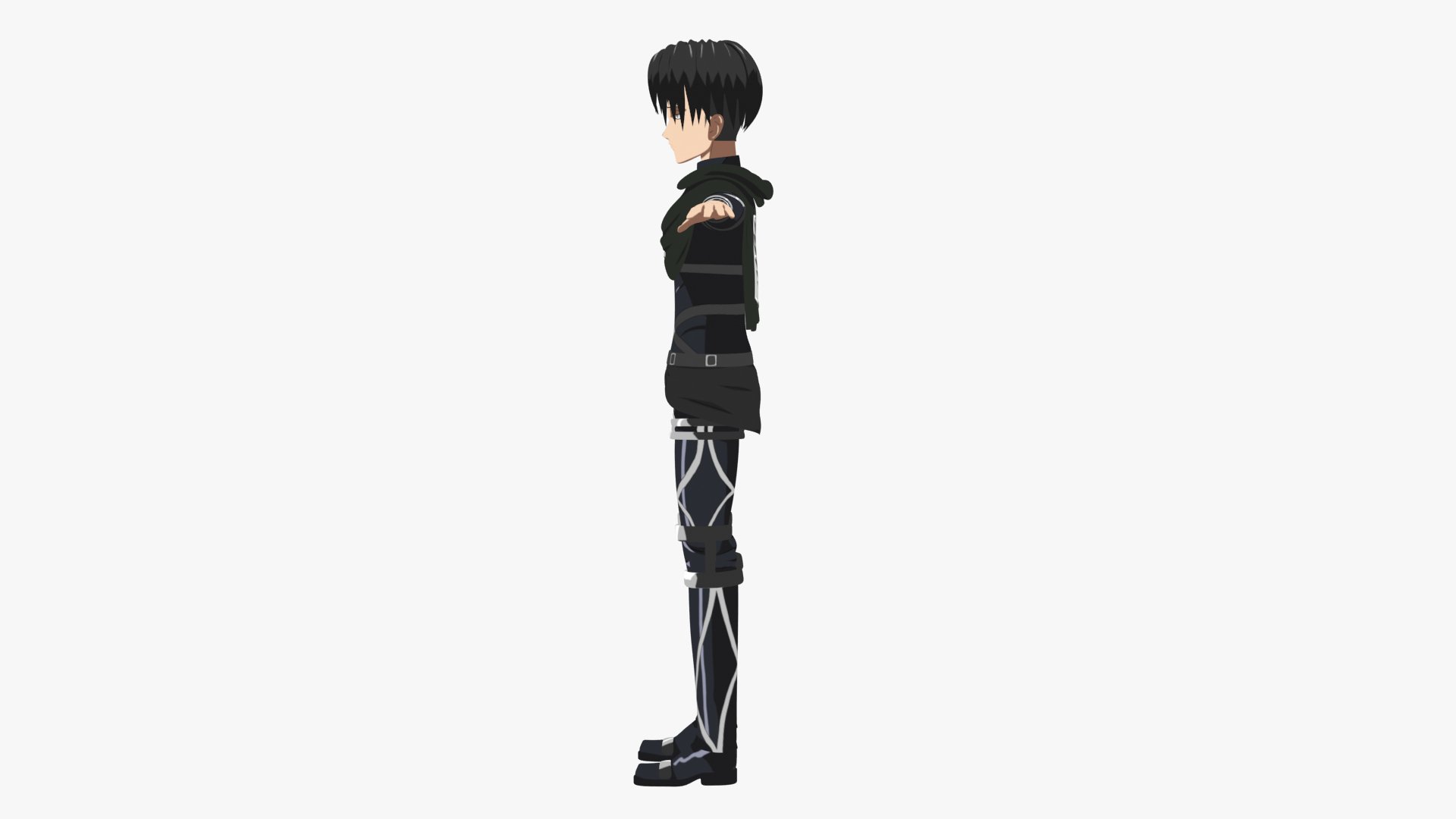 Detail Levi Ackerman Render Nomer 15
