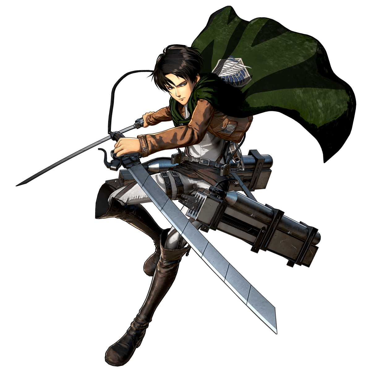 Detail Levi Ackerman Render Nomer 2