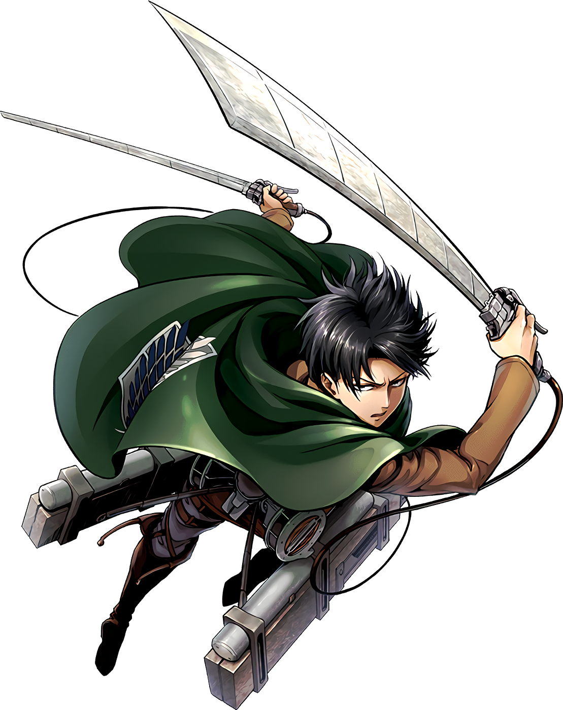 Detail Levi Ackerman Render Nomer 3