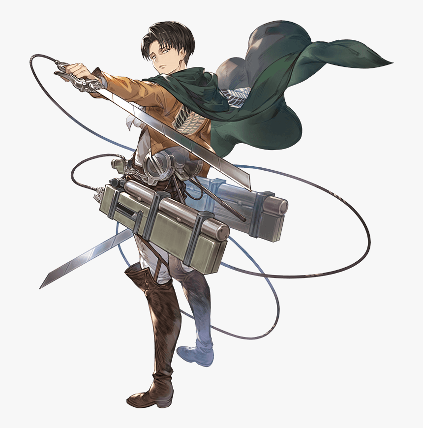 Detail Levi Ackerman Render Nomer 4