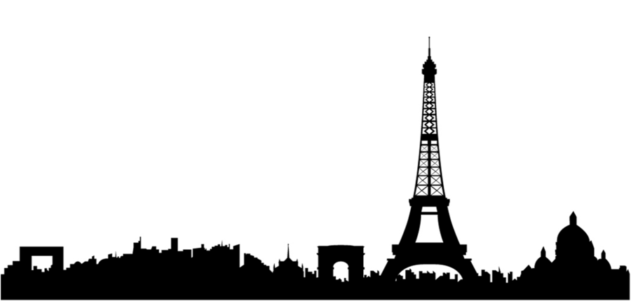 Detail Paris Skyline Silhouette Nomer 7