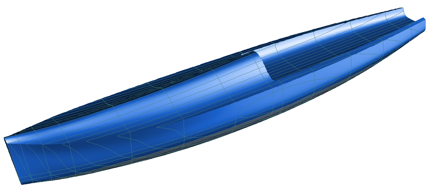 Detail Baidarka Bauplan Nomer 13