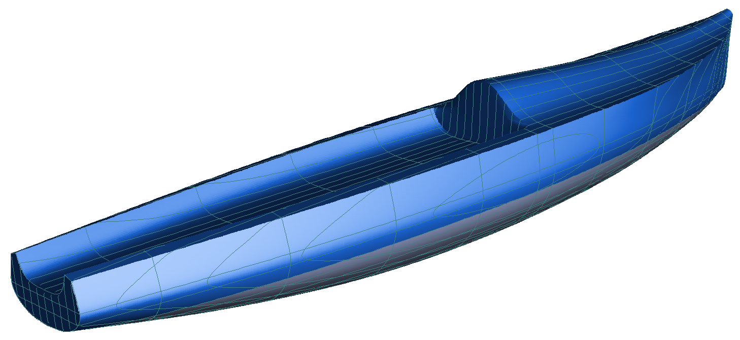 Detail Baidarka Bauplan Nomer 7