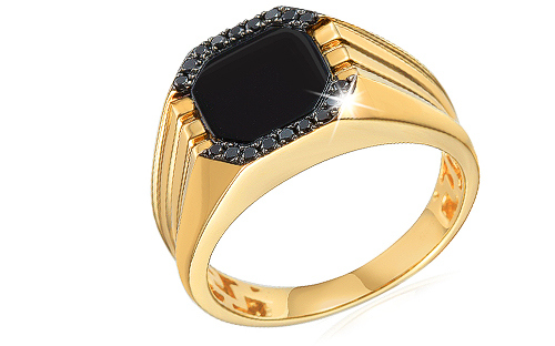Detail Ring Am Mittelfinger Mann Nomer 10
