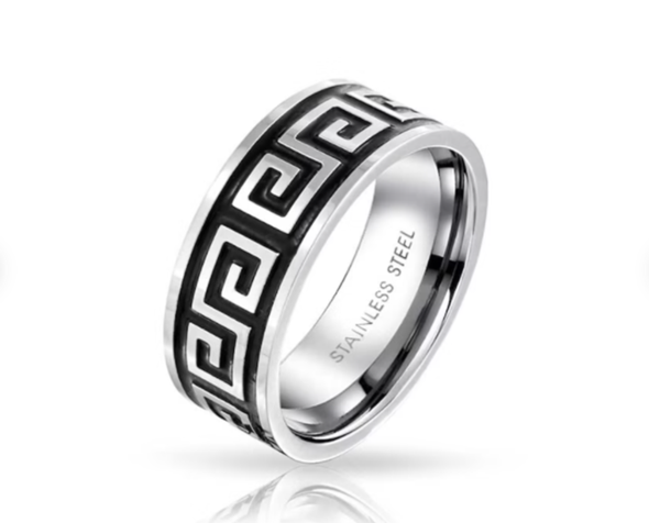 Detail Ring Am Mittelfinger Mann Nomer 11