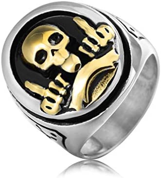 Detail Ring Am Mittelfinger Mann Nomer 4