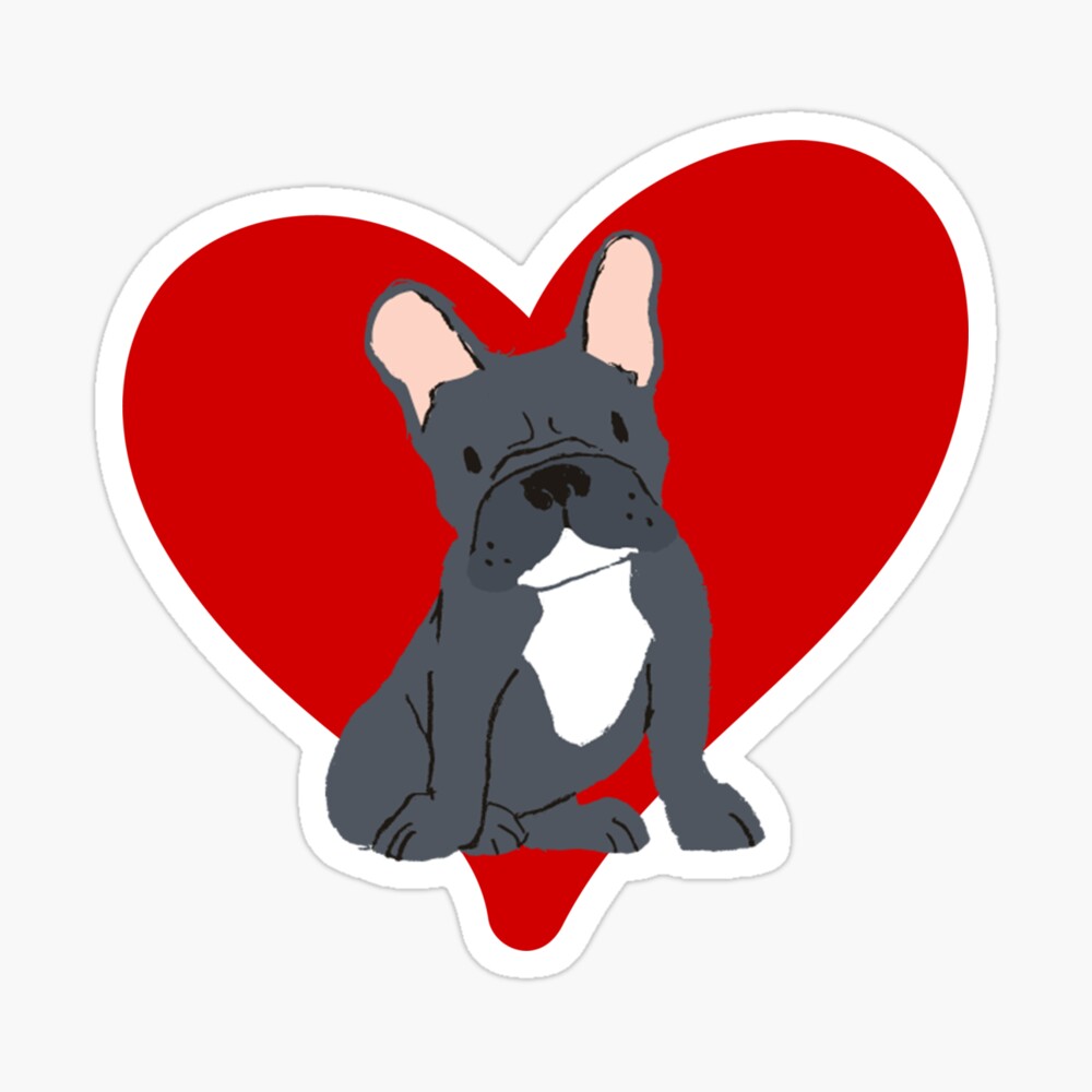 Detail French Bulldog Valentine Nomer 9