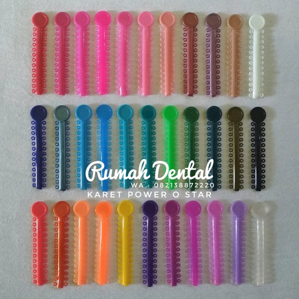 Detail Gambar Behel Warna Warni Nomer 55