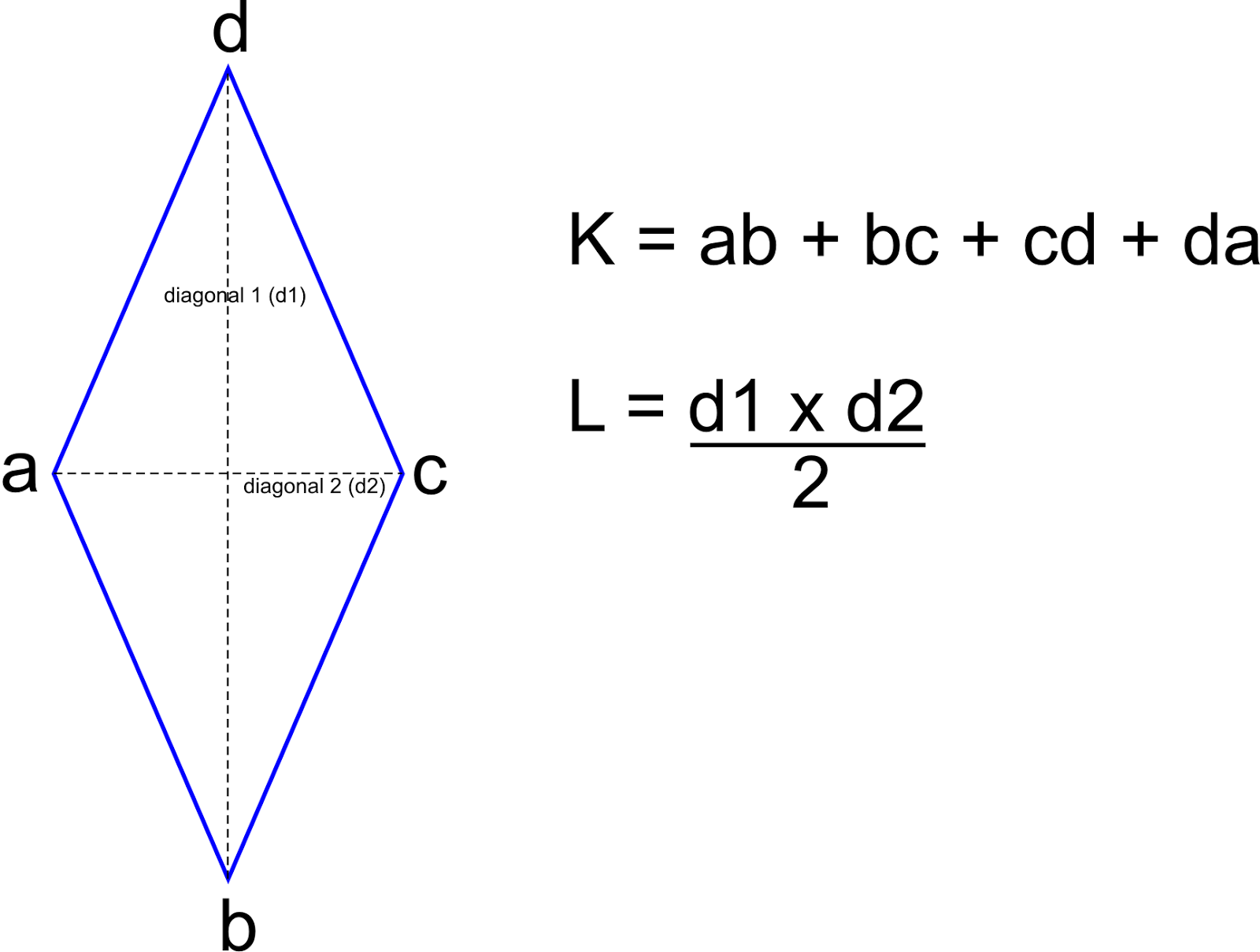 Detail Gambar Belah Ketupat Matematika Nomer 18