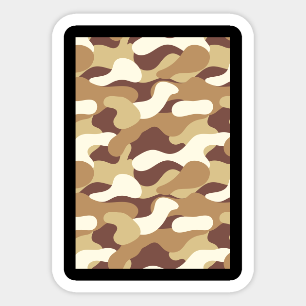 Detail Army Desert Camo Pattern Nomer 6