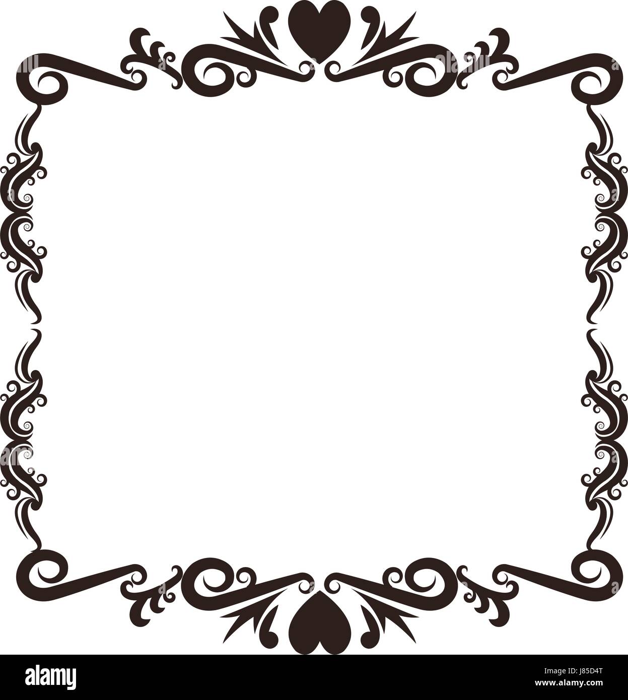 Detail Baroque Frame Border Nomer 3
