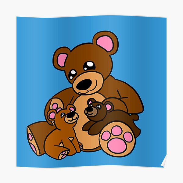 Detail Cute Bear Family Nomer 18