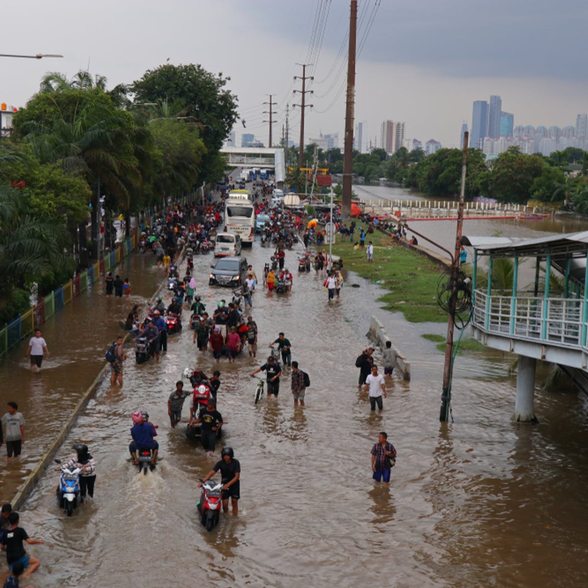 Gambar Bencana Alam Banjir Di Jakarta - 58+ Koleksi Gambar