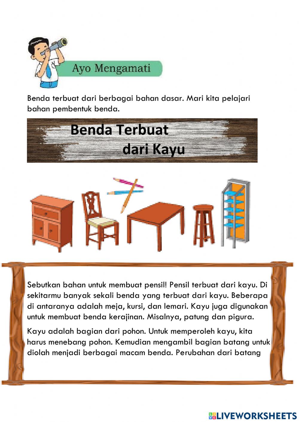 Detail Gambar Benda Yang Terbuat Dari Kayu Nomer 51