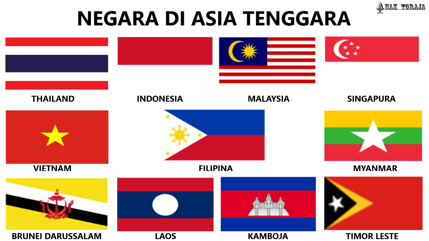 Detail Gambar Bendera Asia Tenggara Nomer 9