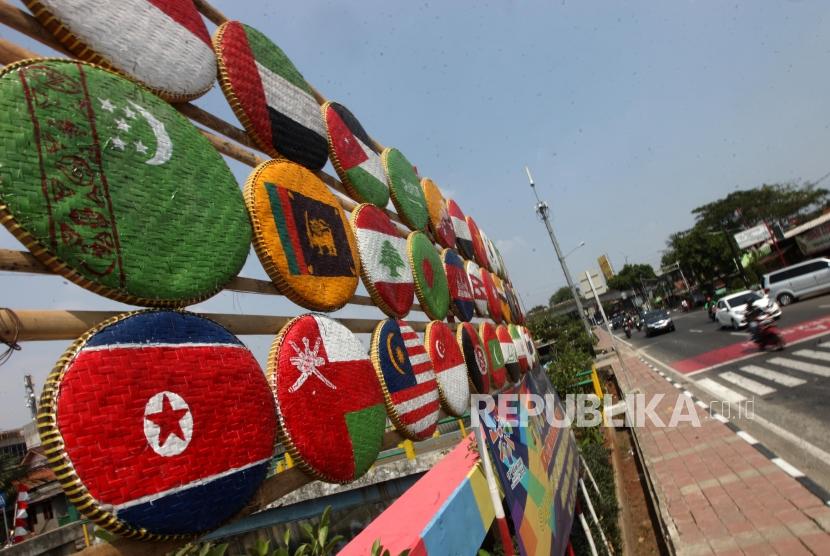 Detail Gambar Bendera Asian Games 2018 Nomer 16