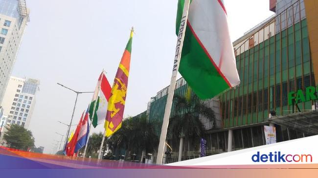 Detail Gambar Bendera Asian Games 2018 Nomer 32