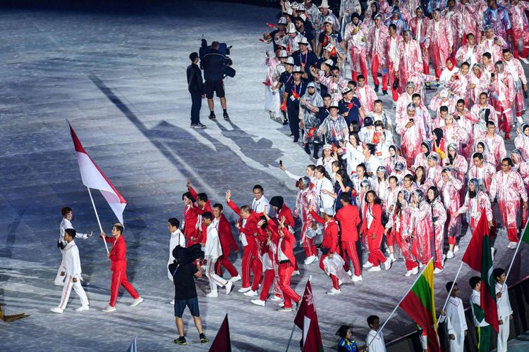 Detail Gambar Bendera Asian Games 2018 Nomer 44