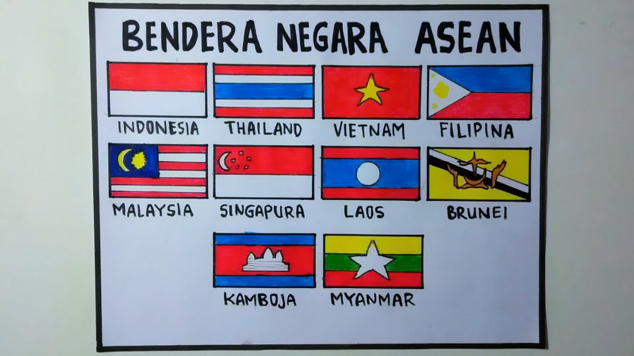 Gambar Bendera Bendera Negara Asean - KibrisPDR