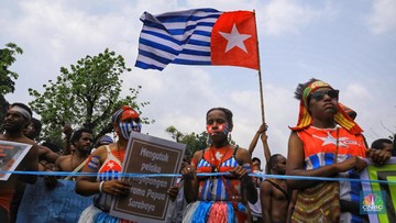 Detail Gambar Bendera Bintang Kejora Nomer 5