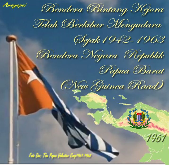 Detail Gambar Bendera Bintang Kejora Nomer 41