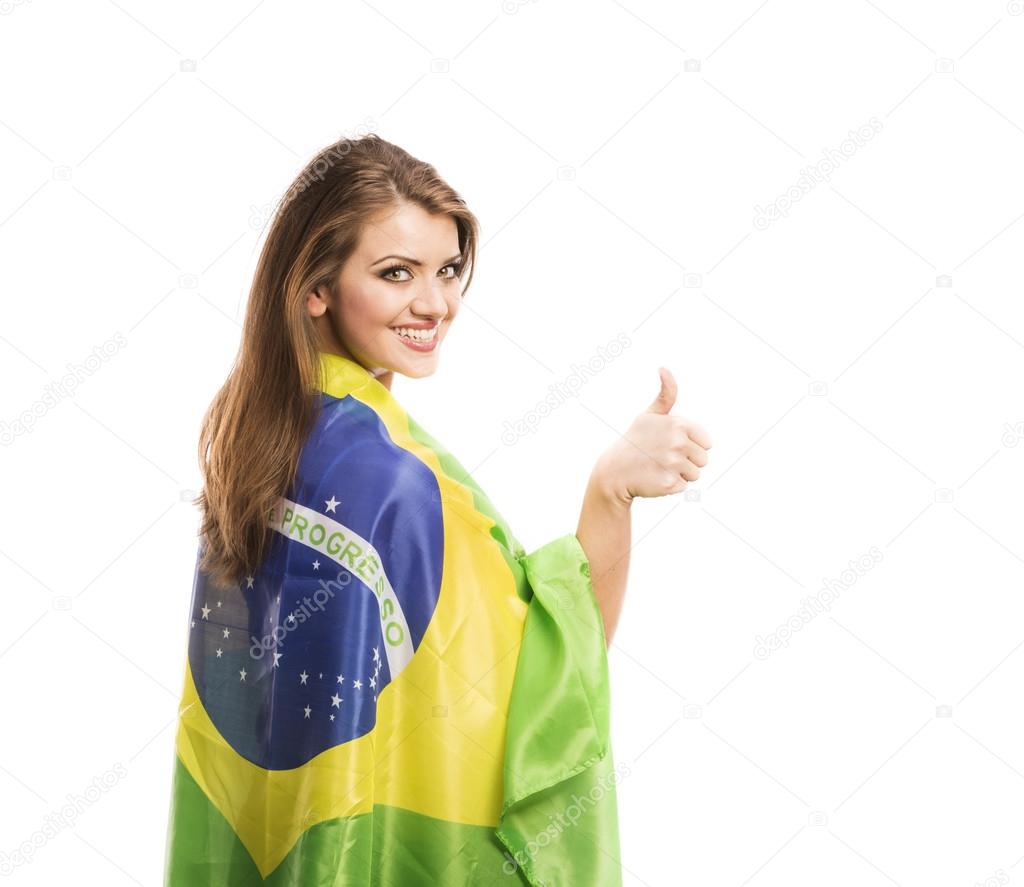Detail Gambar Bendera Brazil Dan Perempuan Nomer 9