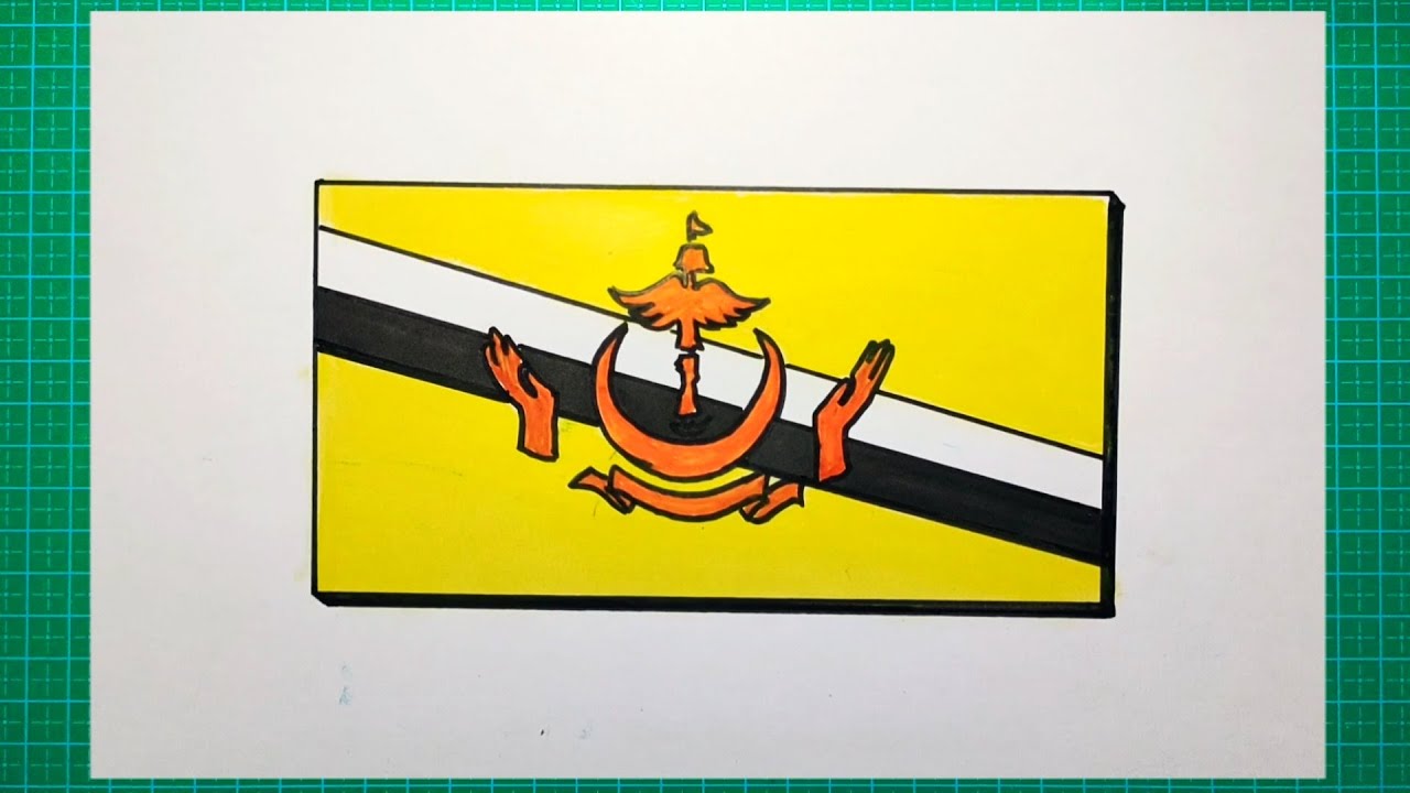 Detail Gambar Bendera Brunei Darussalam Nomer 13