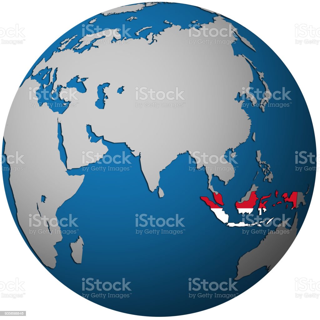 Detail Gambar Bendera Dan Peta Indonesia Nomer 48