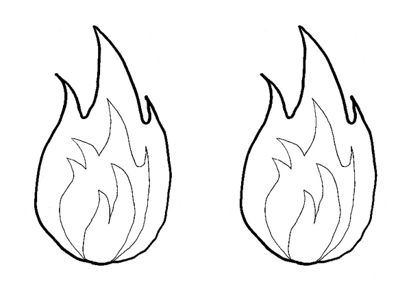 Flamme Zeichnung - KibrisPDR