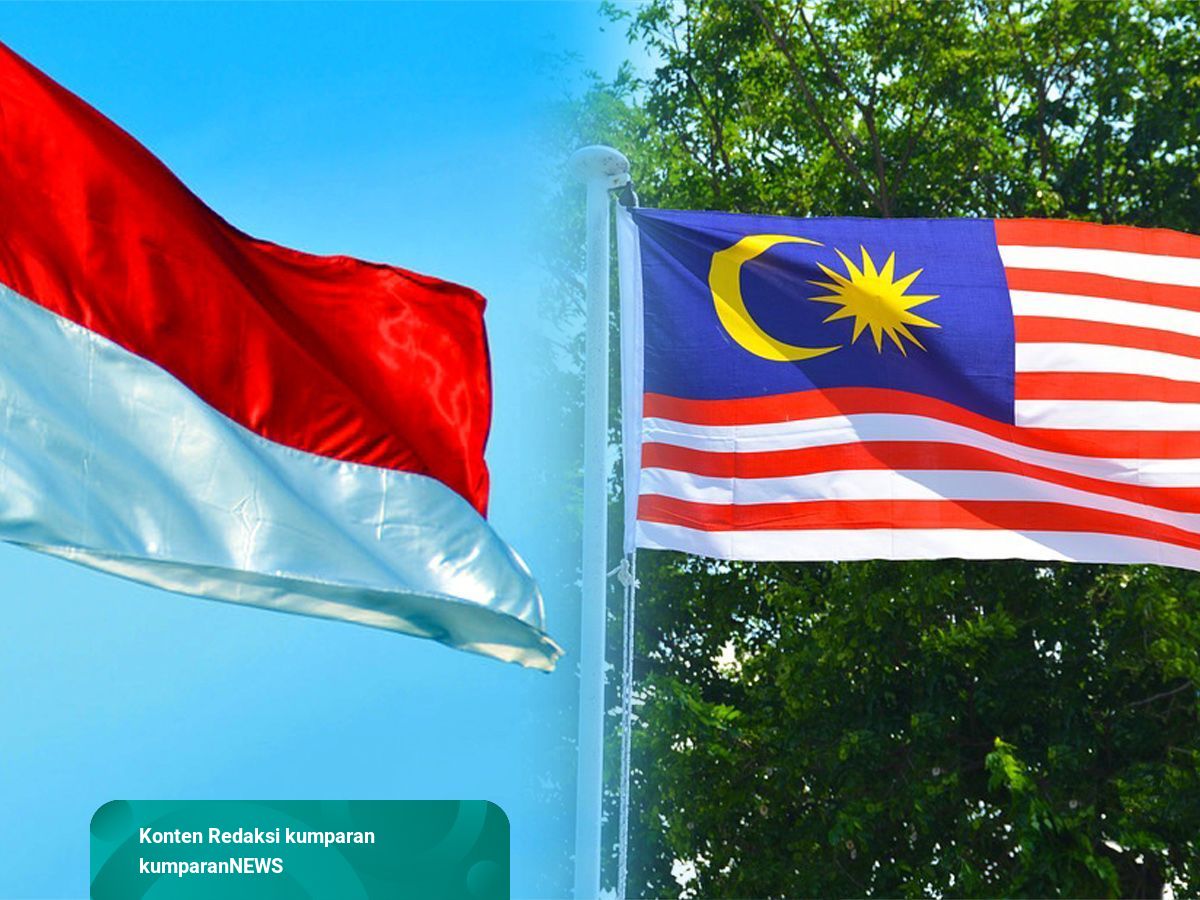 Detail Gambar Bendera Indonesia Dan Malaysia Nomer 37