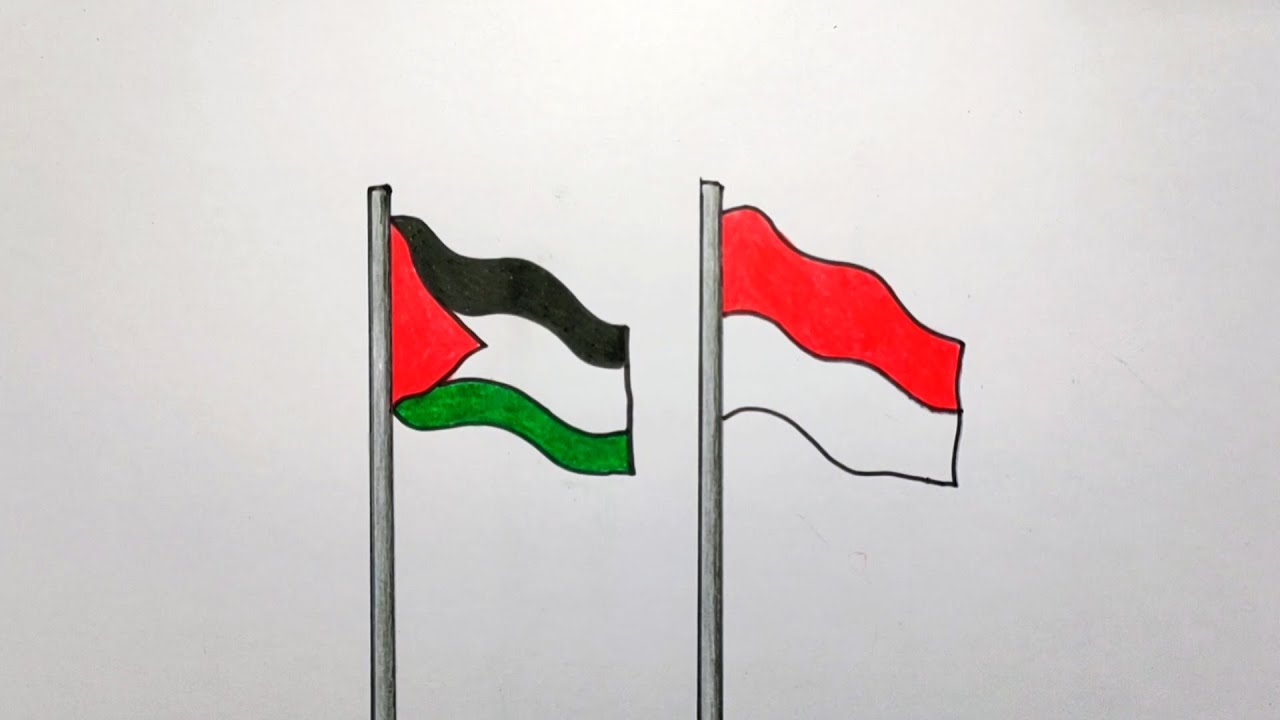 Detail Gambar Bendera Indonesia Dan Palestina Nomer 6