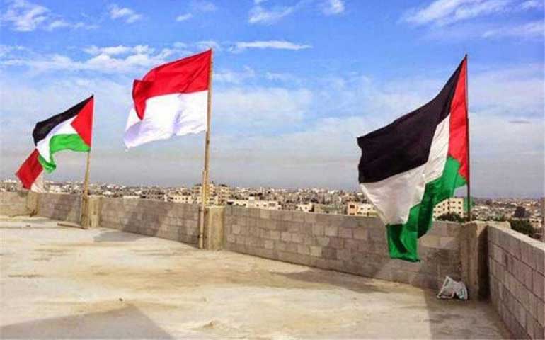 Detail Gambar Bendera Indonesia Dan Palestina Nomer 10