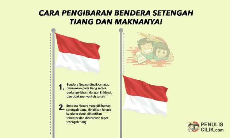 Download Gambar Bendera Indonesia Setengah Tiang Nomer 8