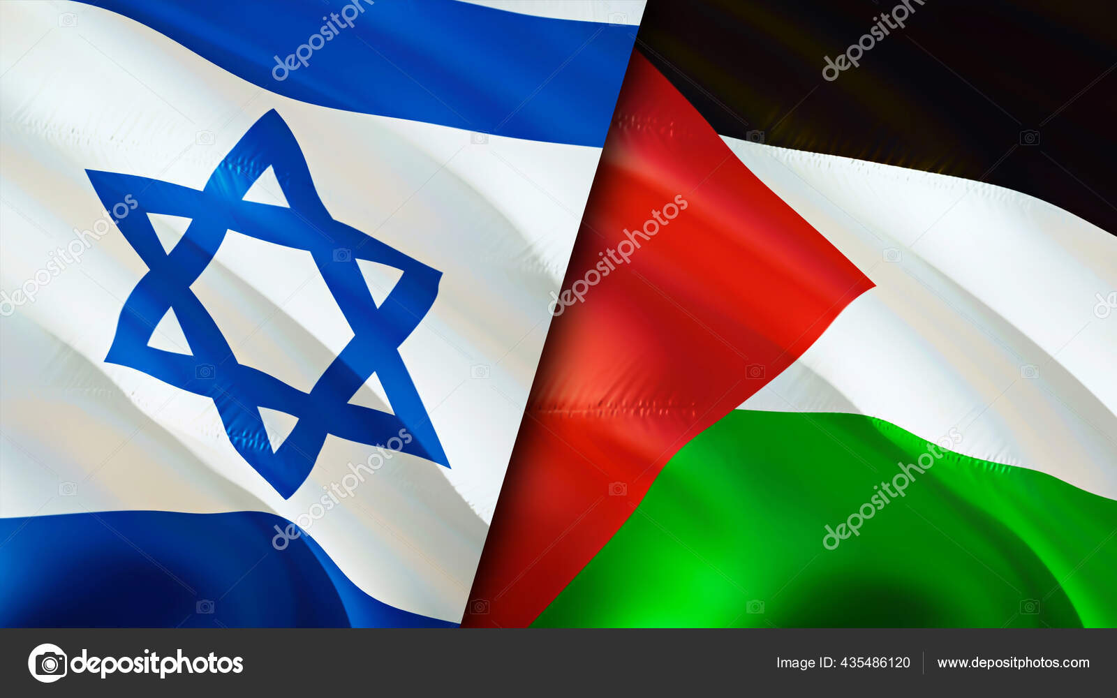 Detail Gambar Bendera Israel Dan Palestina Nomer 17