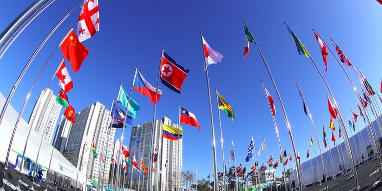 Detail Gambar Bendera Korea Selatan Nomer 10