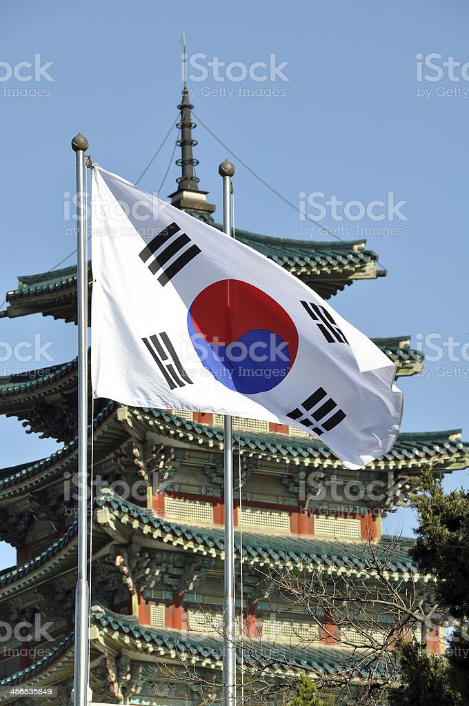 Detail Gambar Bendera Korea Selatan Nomer 46